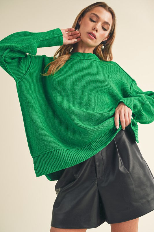 Crew Neck Sweater - Premium variable from Tooksie - Just $45.99! Shop now at Tooksie