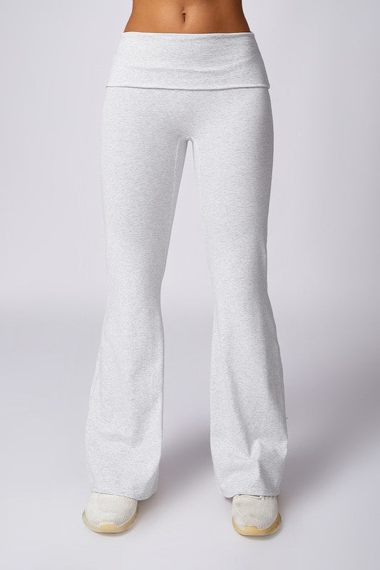 High waisted hip lifting flared Leggings - Premium variable from Tooksie - Just $44.99! Shop now at Tooksie