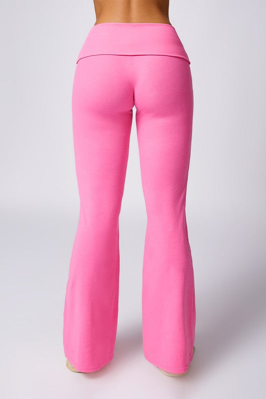 High waisted hip lifting flared Leggings - Premium variable from Tooksie - Just $44.99! Shop now at Tooksie