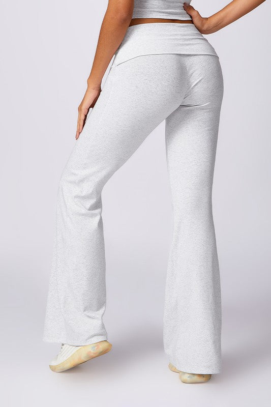 High waisted hip lifting flared Leggings - Premium variable from Tooksie - Just $44.99! Shop now at Tooksie