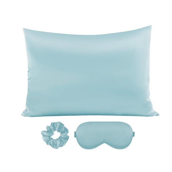 Satin Pillowcase Sleep Mask Scrunchie Gift Set - Premium variable from Tooksie - Just $27.99! Shop now at Tooksie