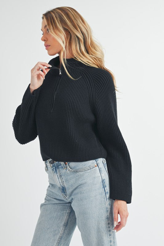 Half-Zip Sweater - Premium variable from Tooksie - Just $57.99! Shop now at Tooksie