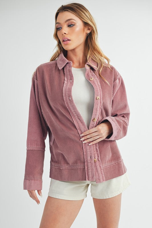 Corduroy Jacket - Premium variable from Tooksie - Just $72.99! Shop now at Tooksie