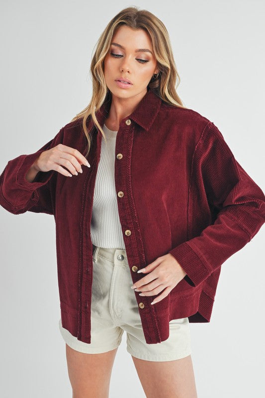 Corduroy Jacket - Premium variable from Tooksie - Just $72.99! Shop now at Tooksie