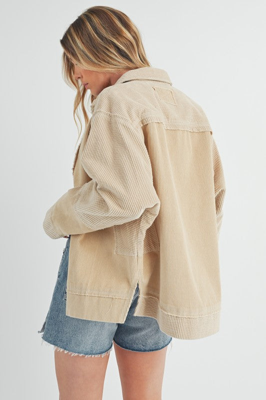 Corduroy Jacket - Premium variable from Tooksie - Just $72.99! Shop now at Tooksie