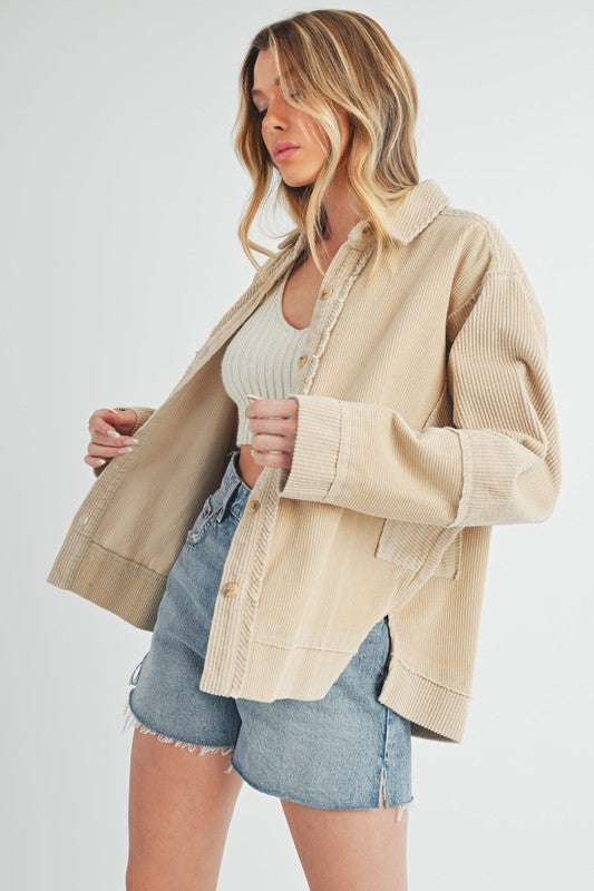 Corduroy Jacket - Premium variable from Tooksie - Just $72.99! Shop now at Tooksie