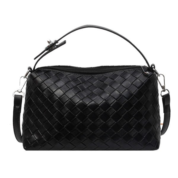 Woven Crossbody Handbag - Premium variable from Tooksie - Just $35.99! Shop now at Tooksie