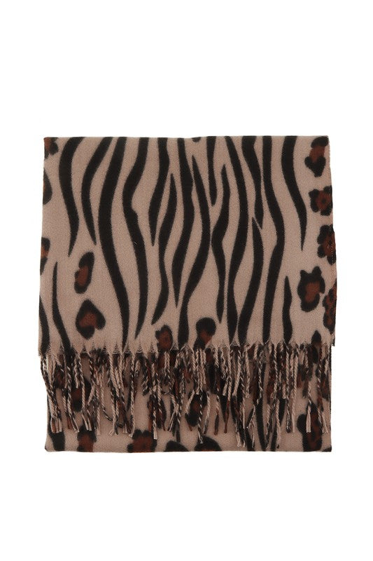 Leopard Print Scarf - Premium variable from Tooksie - Just $14.99! Shop now at Tooksie