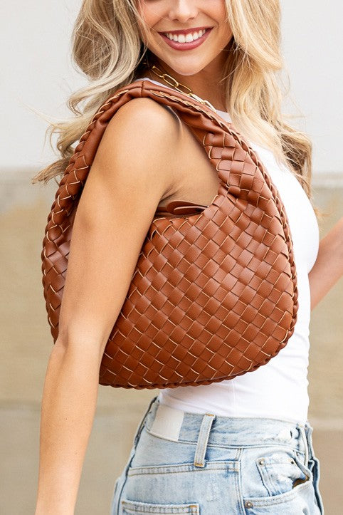 Woven Handbag - Premium variable from Tooksie - Just $50.99! Shop now at Tooksie