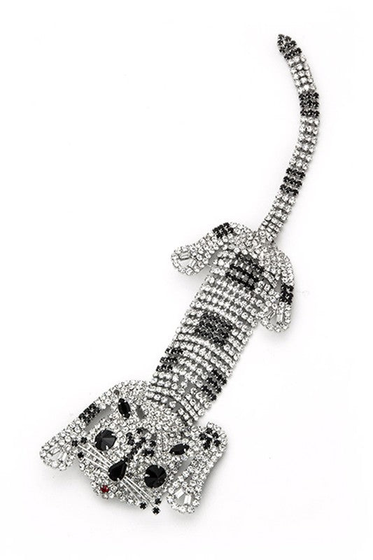 Crystal Panther Brooch - Premium simple from Tooksie - Just $24.99! Shop now at Tooksie