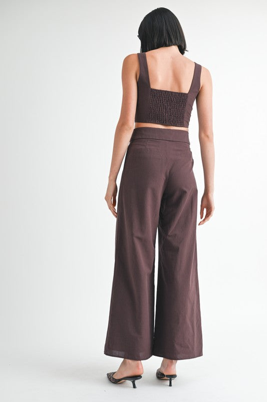 Crop Top With Shoulder Ties - Premium variable from Tooksie - Just $46.99! Shop now at Tooksie