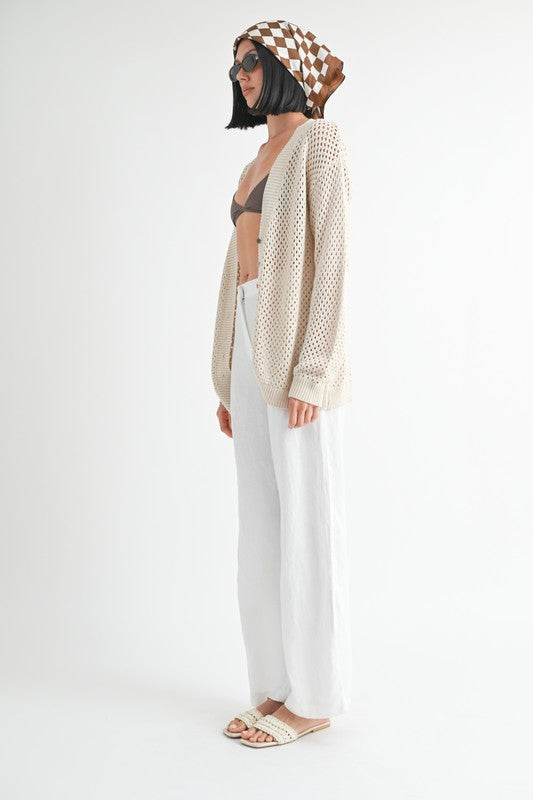 Crochet Cardigan - Premium variable from Tooksie - Just $47.99! Shop now at Tooksie