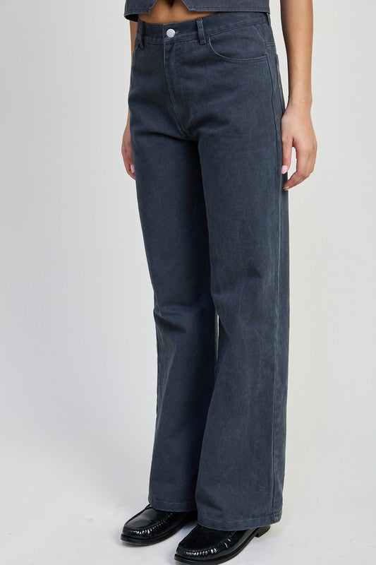 Wide Leg Jeans - Premium variable from Tooksie - Just $67.99! Shop now at Tooksie