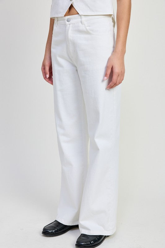 Wide Leg Jeans - Premium variable from Tooksie - Just $67.99! Shop now at Tooksie