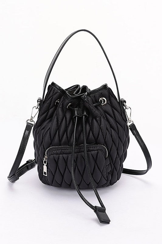 Quilted Bucket Bag - Premium variable from Tooksie - Just $44.99! Shop now at Tooksie