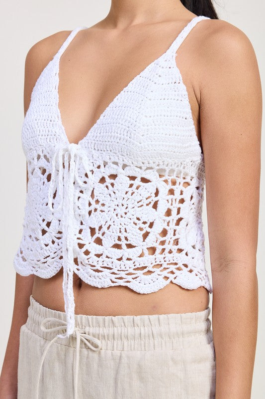 Crochet Lace Top - Premium  from Tooksie - Just $45.99! Shop now at Tooksie