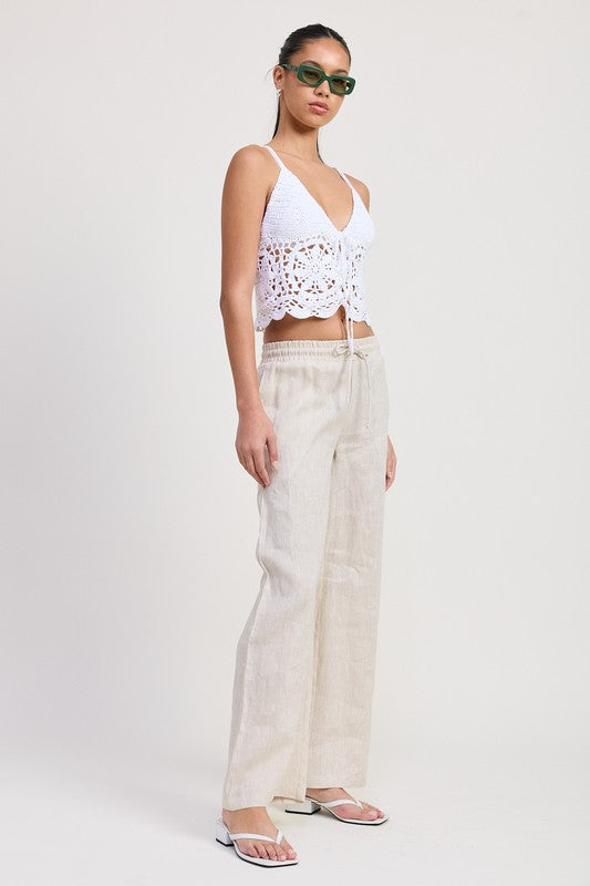 Crochet Lace Top - Premium variable from Tooksie - Just $45.99! Shop now at Tooksie