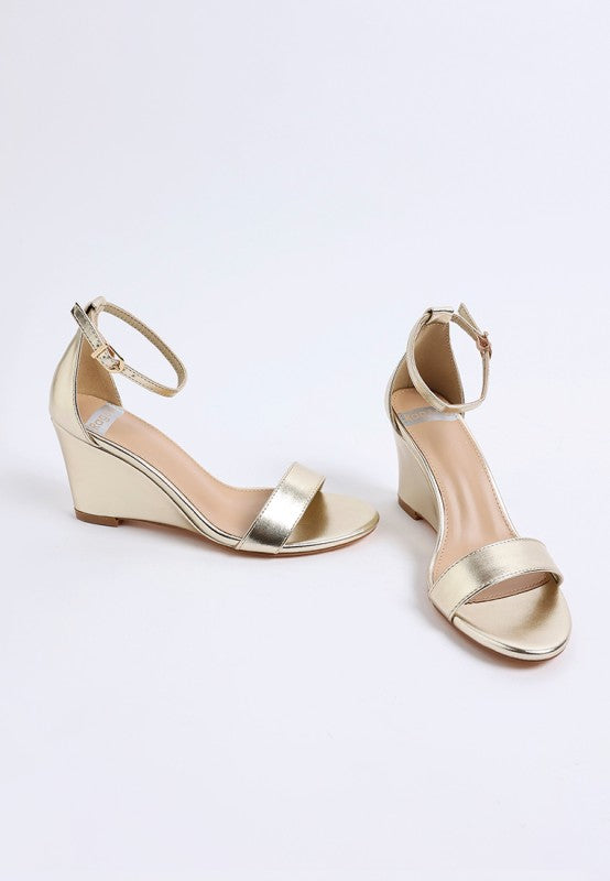Wedge Heel Sandals - Premium variable from Tooksie - Just $80.99! Shop now at Tooksie