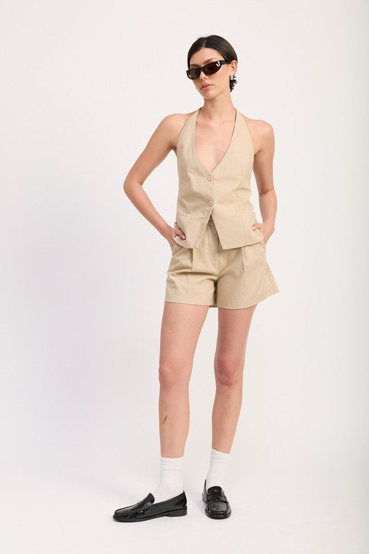 Halter Neck Vest Top - Premium variation from Tooksie - Just $52.99! Shop now at Tooksie