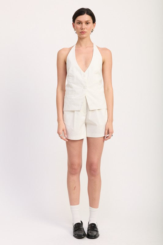 Halter Neck Vest Top - Premium variation from Tooksie - Just $52.99! Shop now at Tooksie