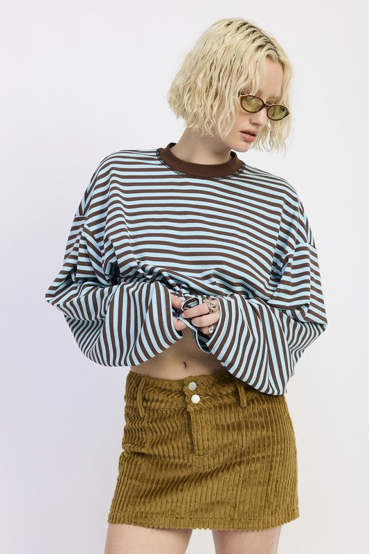 Curduroy Mini Skirt - Premium variable from Tooksie - Just $52.99! Shop now at Tooksie