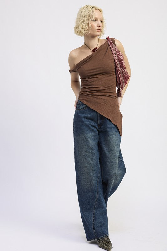 Wide Leg Jeans - Premium variable from Tooksie - Just $80.99! Shop now at Tooksie