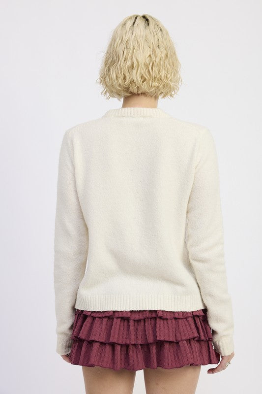 Fitted Button Up Cardigan - Premium variable from Tooksie - Just $48.99! Shop now at Tooksie