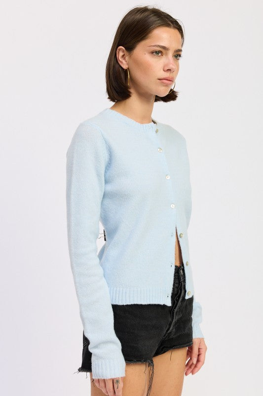 Fitted Button Up Cardigan - Premium variable from Tooksie - Just $48.99! Shop now at Tooksie