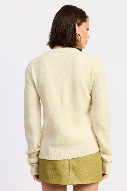 Fitted Button Up Cardigan - Premium variable from Tooksie - Just $48.99! Shop now at Tooksie