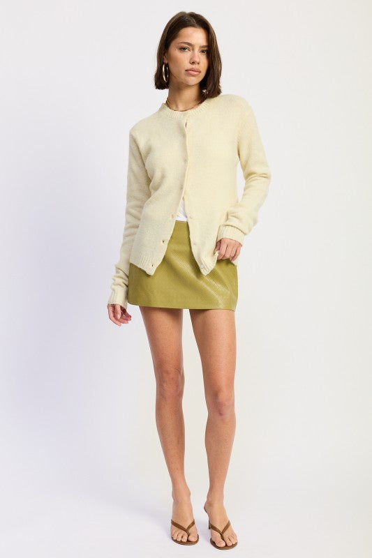 Fitted Button Up Cardigan - Premium variable from Tooksie - Just $48.99! Shop now at Tooksie