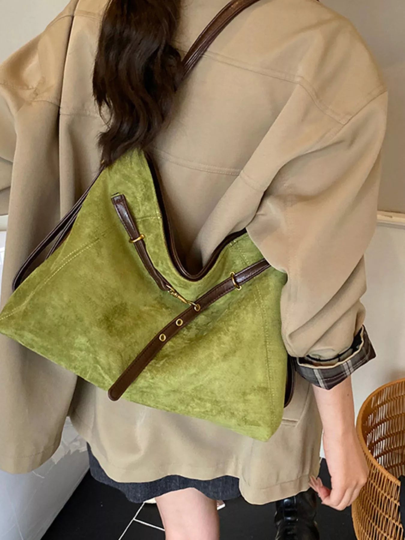 Vintage Soft Brushed Finish Tote - Premium variable from Tooksie - Just $30.99! Shop now at Tooksie