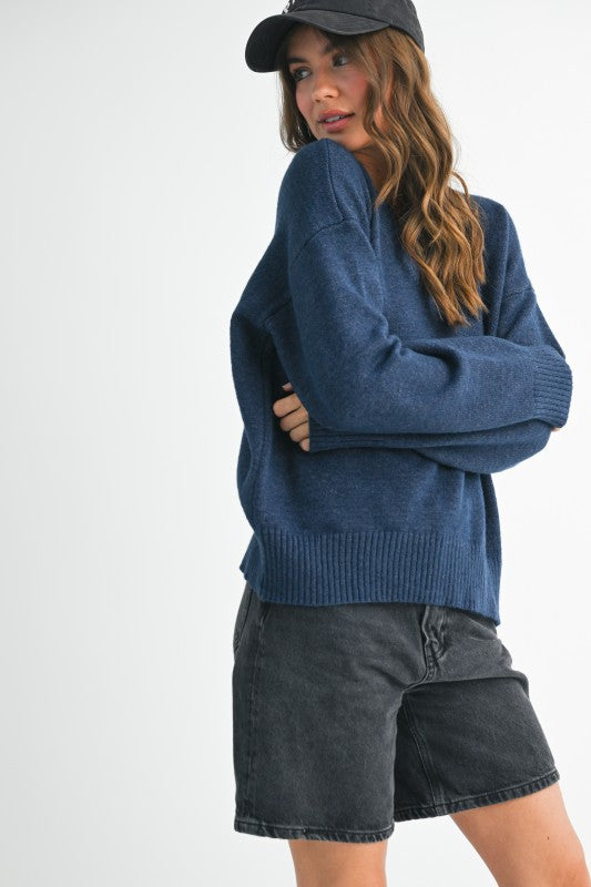 Oversized V-Neck Sweater - Premium variable from Tooksie - Just $59.99! Shop now at Tooksie