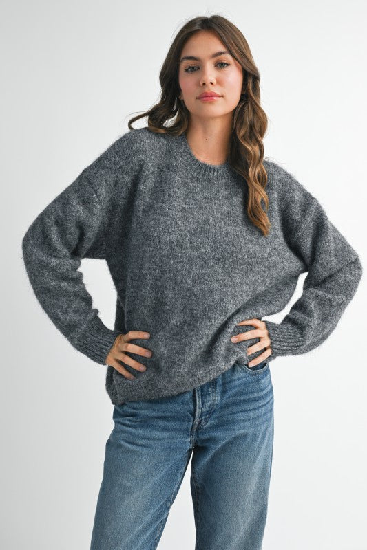 Cozy Crewneck Sweater - Premium variable from Tooksie - Just $67.99! Shop now at Tooksie