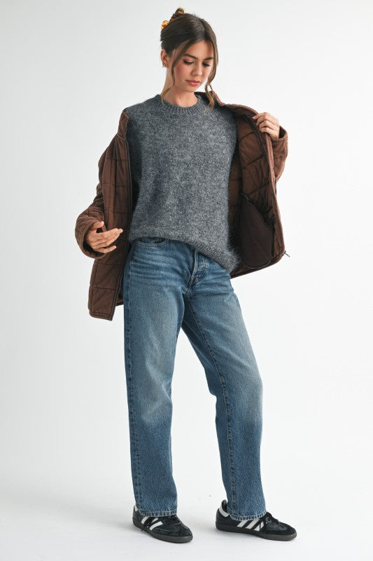 Cozy Crewneck Sweater - Premium variable from Tooksie - Just $67.99! Shop now at Tooksie