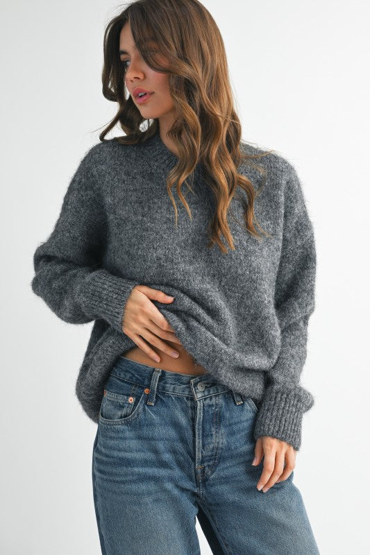 Cozy Crewneck Sweater - Premium variable from Tooksie - Just $67.99! Shop now at Tooksie