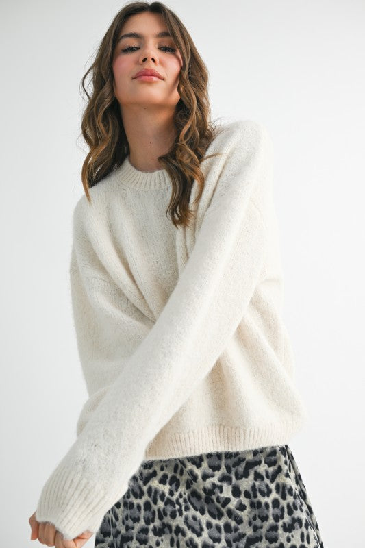 Cozy Crewneck Sweater - Premium variable from Tooksie - Just $67.99! Shop now at Tooksie