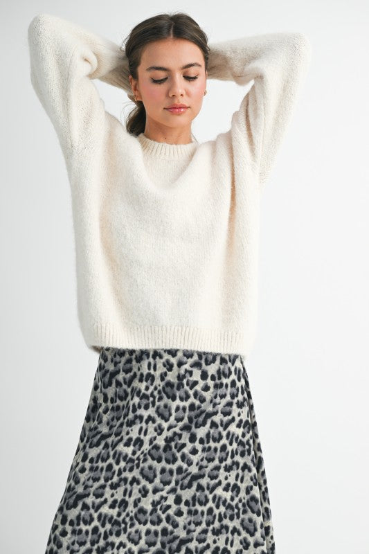Cozy Crewneck Sweater - Premium variable from Tooksie - Just $67.99! Shop now at Tooksie