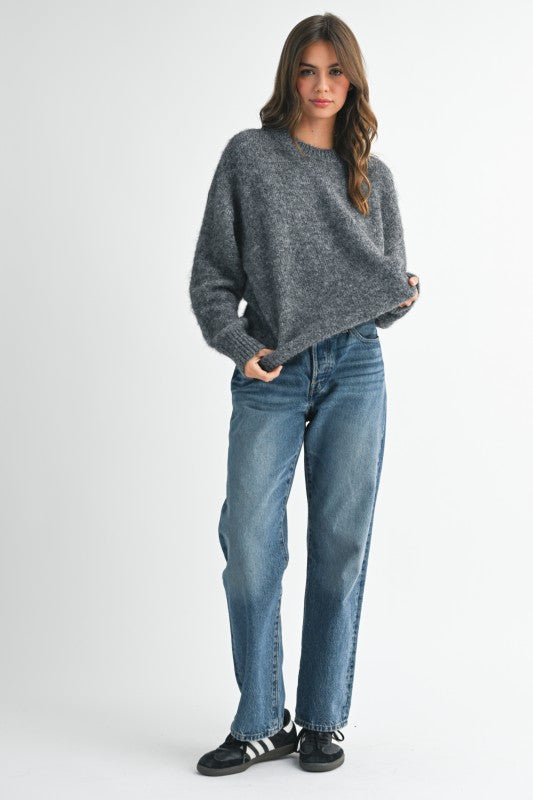 Cozy Crewneck Sweater - Premium variable from Tooksie - Just $67.99! Shop now at Tooksie