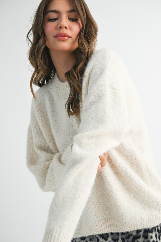 Cozy Crewneck Sweater - Premium variable from Tooksie - Just $67.99! Shop now at Tooksie