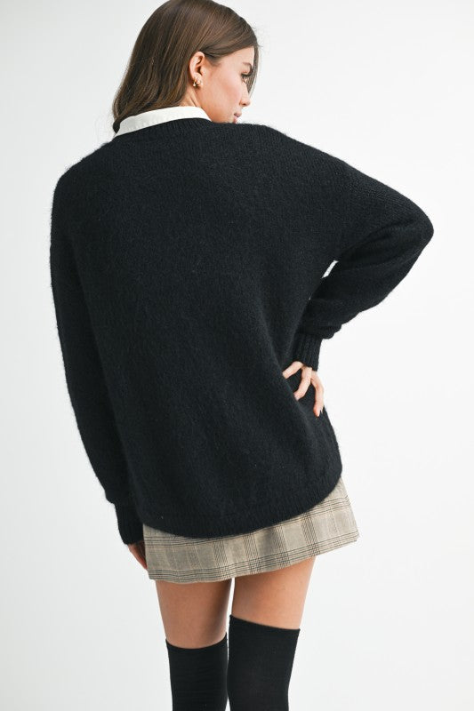 Cozy Crewneck Sweater - Premium variable from Tooksie - Just $67.99! Shop now at Tooksie