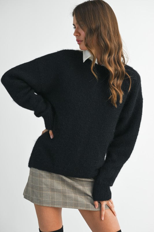 Cozy Crewneck Sweater - Premium variable from Tooksie - Just $67.99! Shop now at Tooksie
