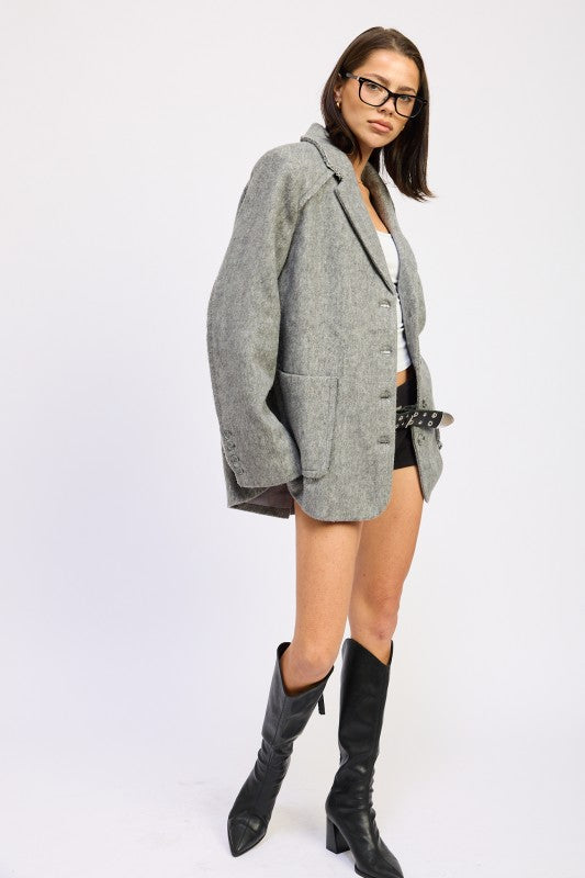 Oversized Jacket - Premium variable from Tooksie - Just $93.99! Shop now at Tooksie