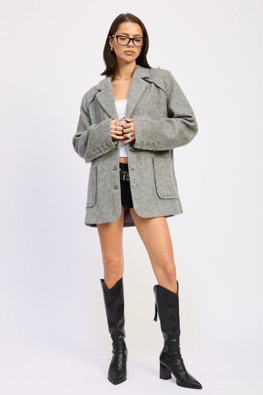 Oversized Jacket - Premium variable from Tooksie - Just $93.99! Shop now at Tooksie
