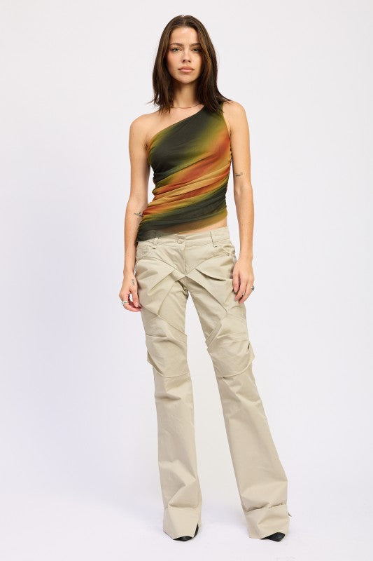 Asymmetrical One Shoulder Top - Premium variable from Tooksie - Just $36.99! Shop now at Tooksie