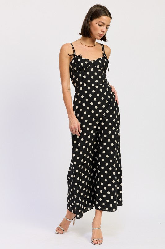 Polka Dot Maxi Dress - Premium variable from Tooksie - Just $78.99! Shop now at Tooksie