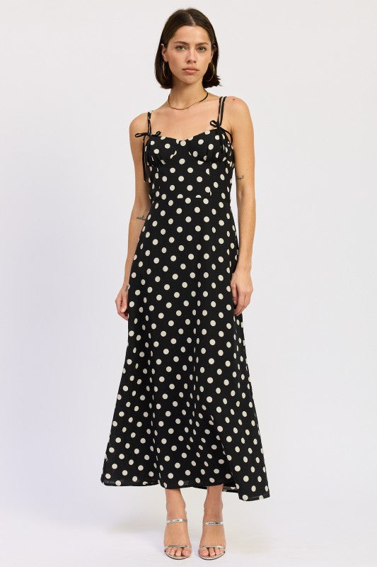 Polka Dot Maxi Dress - Premium variable from Tooksie - Just $78.99! Shop now at Tooksie