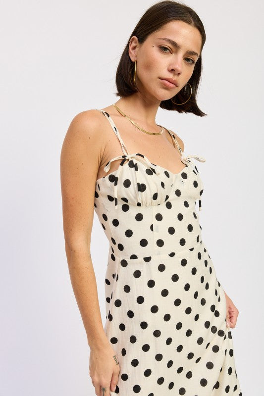 Polka Dot Maxi Dress - Premium variable from Tooksie - Just $78.99! Shop now at Tooksie