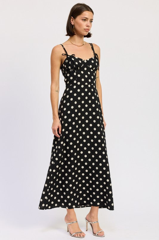 Polka Dot Maxi Dress - Premium variable from Tooksie - Just $78.99! Shop now at Tooksie