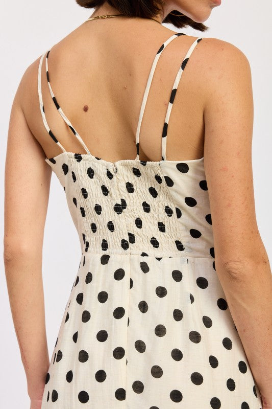 Polka Dot Maxi Dress - Premium variable from Tooksie - Just $78.99! Shop now at Tooksie