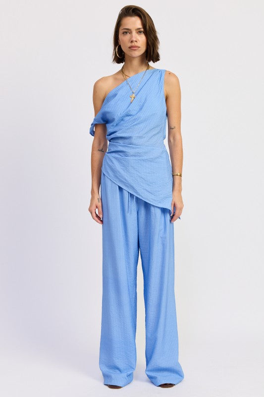 Asymmetrical Tunic Top - Premium variable from Tooksie - Just $55.99! Shop now at Tooksie